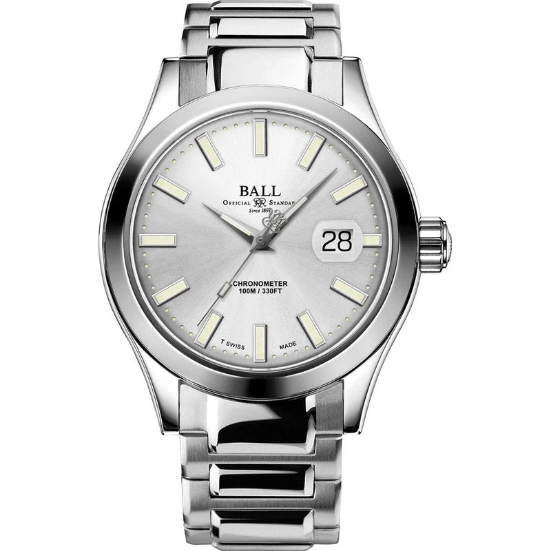 Ball Men's Watch Engineer III Marvelight Chronometer Silver
