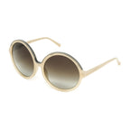 No. 21 Women's Sunglasses Round Beige Grey