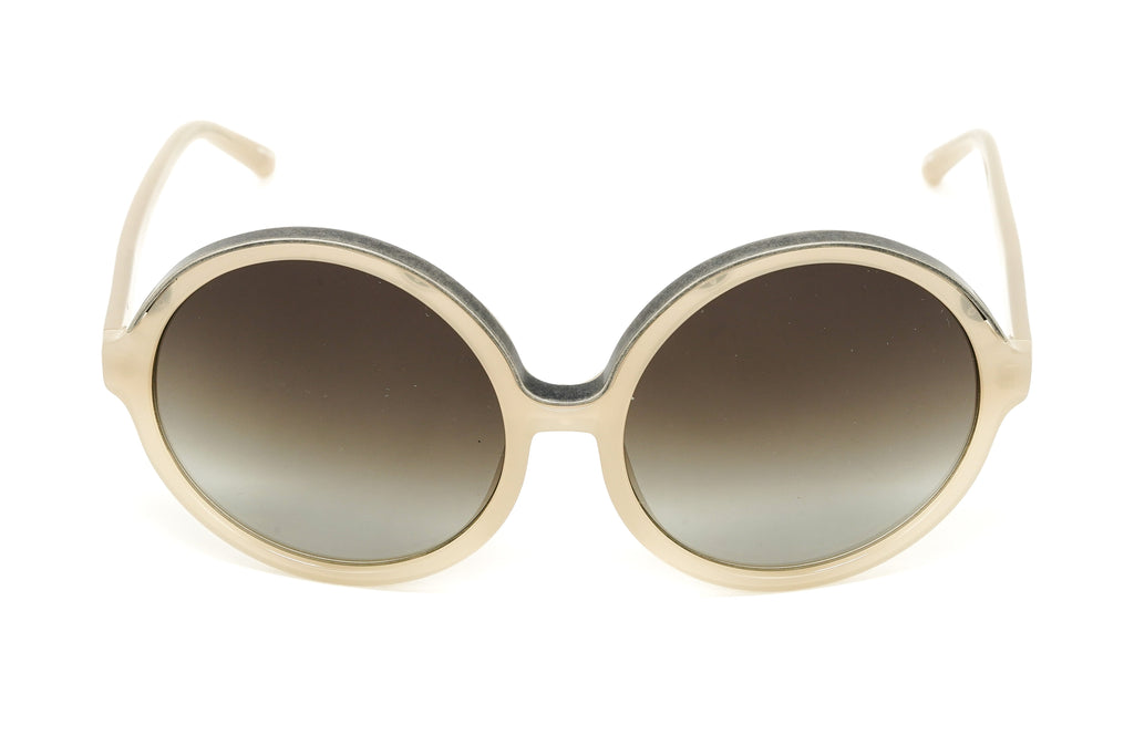 No. 21 Women's Sunglasses Round Beige Grey
