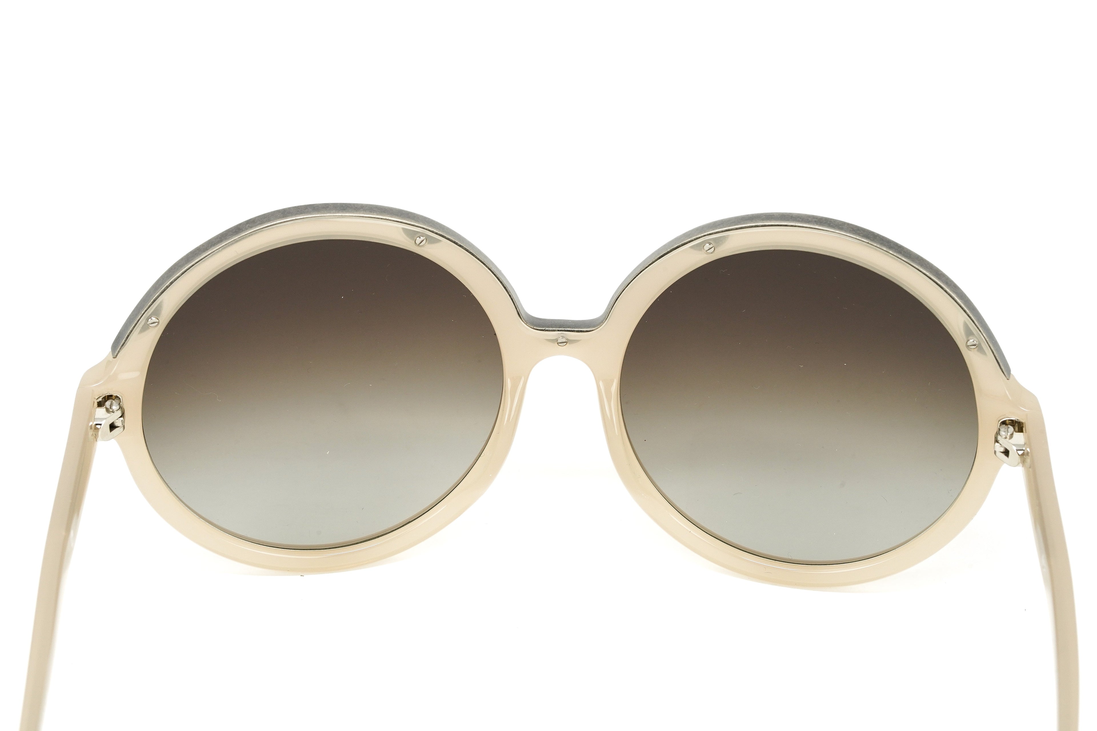 No. 21 Women's Sunglasses Round Beige Grey