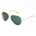 Orlebar Brown x Linda Farrow Green Sunglasses