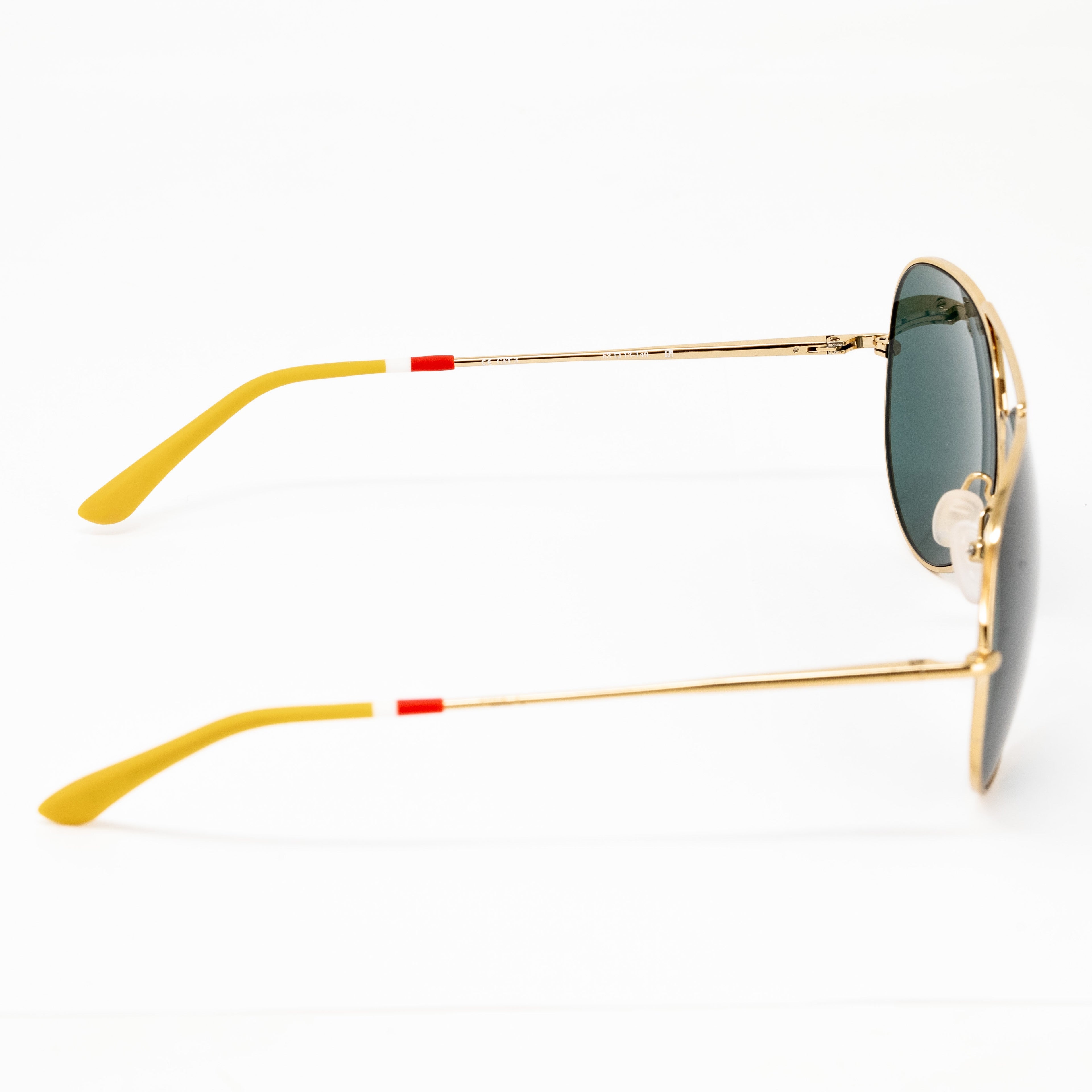 Orlebar Brown x Linda Farrow Green Sunglasses