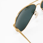 Orlebar Brown x Linda Farrow Green Sunglasses