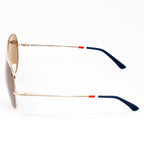 Orlebar Brown x Linda Farrow Brown Sunglasses
