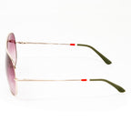 Orlebar Brown x Linda Farrow Pink Sunglasses