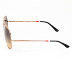 Orlebar Brown x Linda Farrow Rose gold Sunglasses