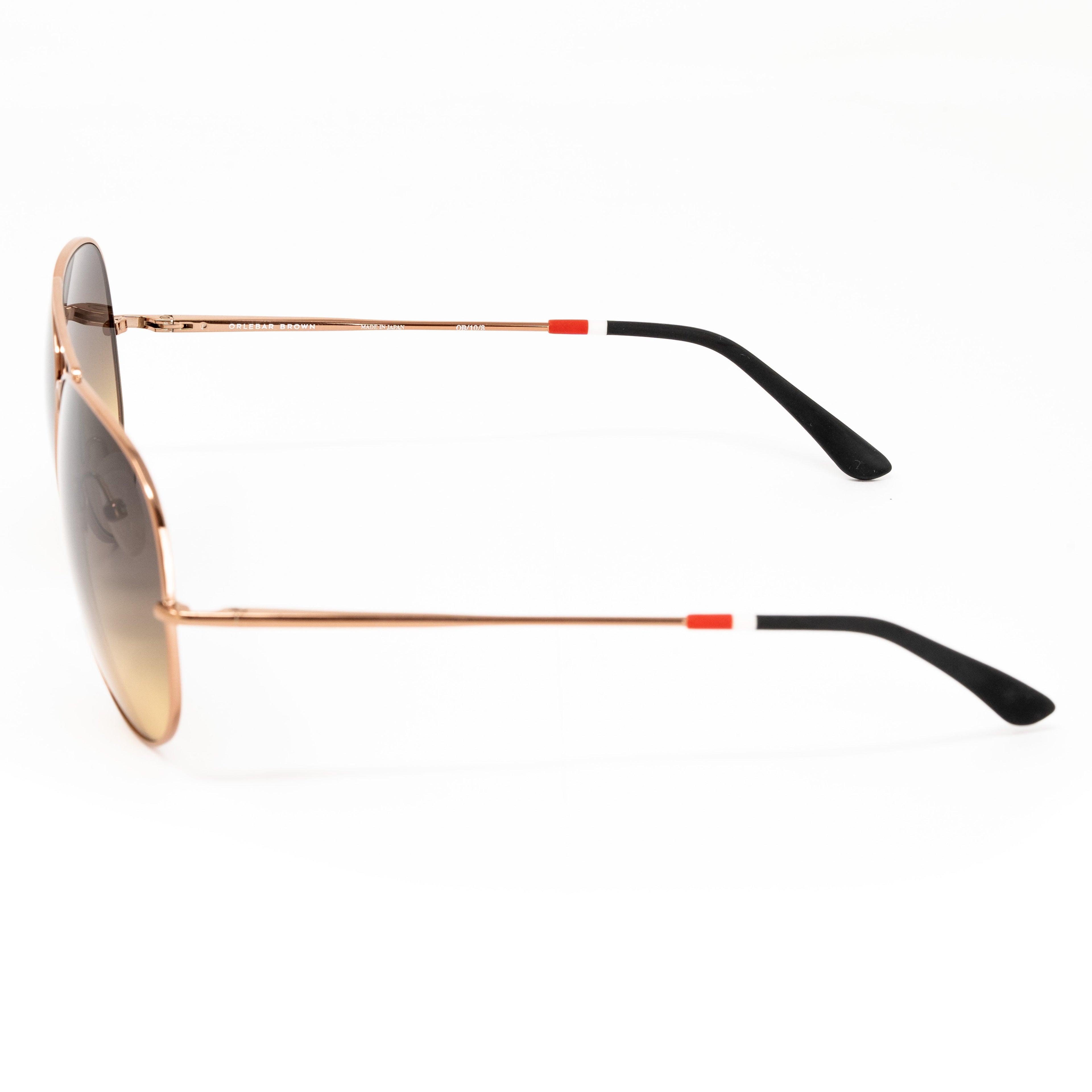 Orlebar Brown x Linda Farrow Rose gold Sunglasses