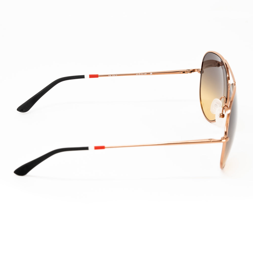 Orlebar Brown x Linda Farrow Rose gold Sunglasses
