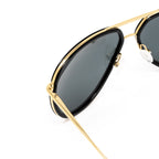 Orlebar Brown x Linda Farrow Gold Sunglasses