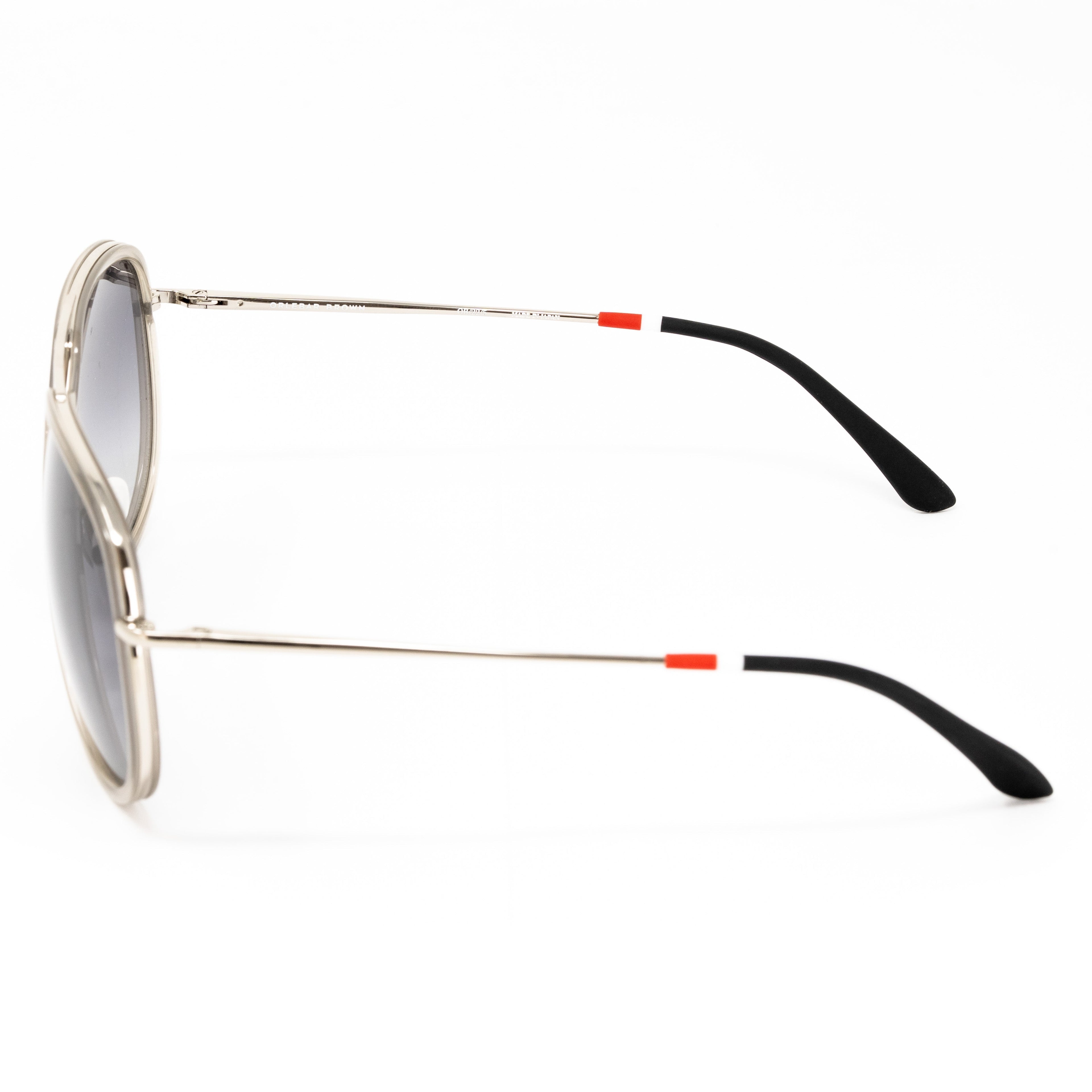 Orlebar Brown x Linda Farrow Grey Sunglasses