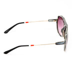 Orlebar Brown x Linda Farrow Pink Sunglasses