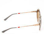 Orlebar Brown x Linda Farrow Brown Sunglasses