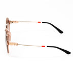 Orlebar Brown x Linda Farrow Brown Sunglasses