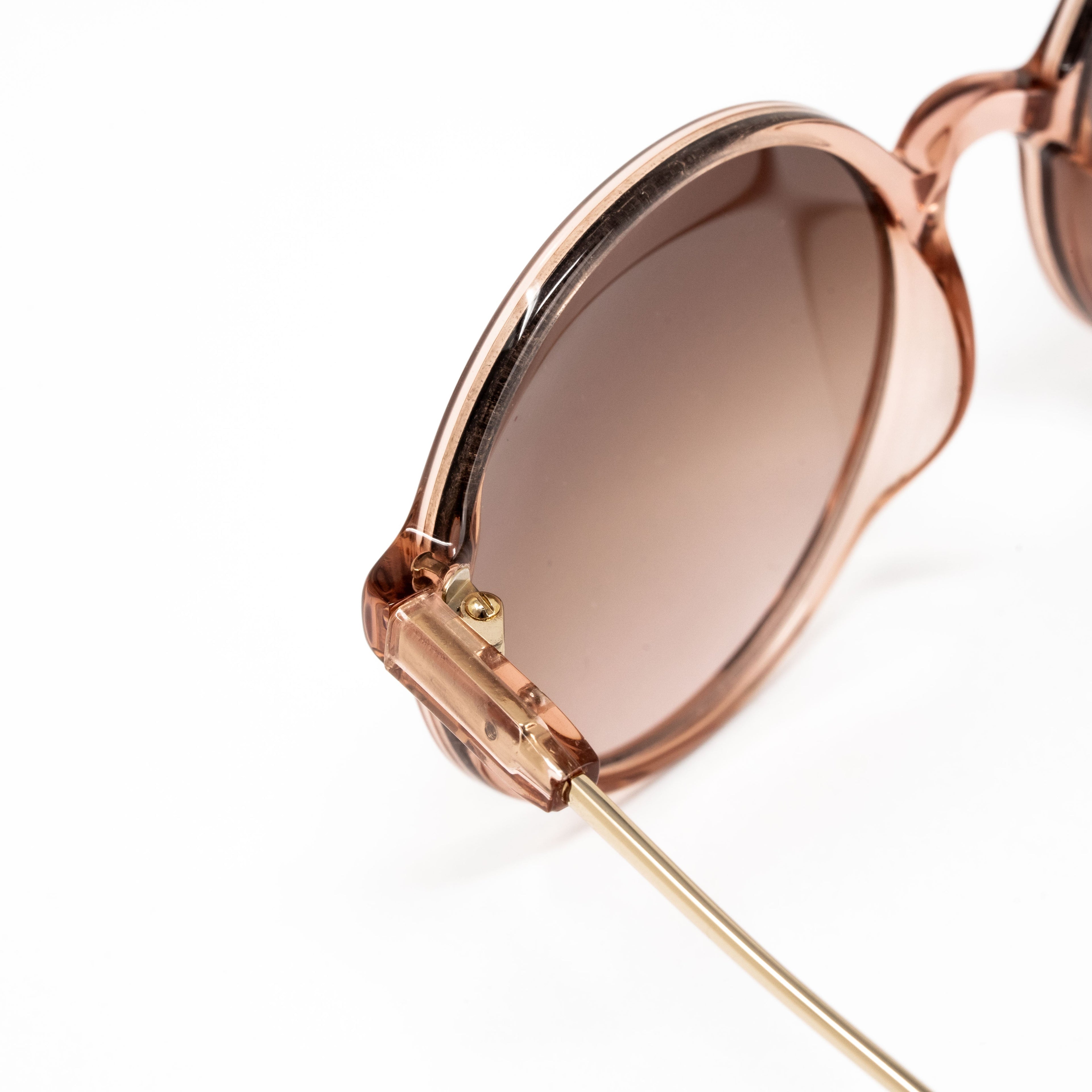 Orlebar Brown x Linda Farrow Brown Sunglasses