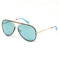 Orlebar Brown x Linda Farrow Blue Sunglasses