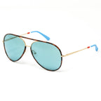 Orlebar Brown x Linda Farrow Blue Sunglasses