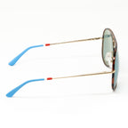 Orlebar Brown x Linda Farrow Blue Sunglasses