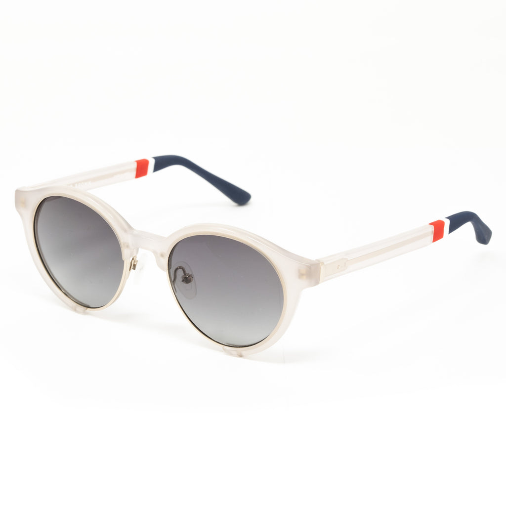 Orlebar Brown x Linda Farrow White Sunglasses