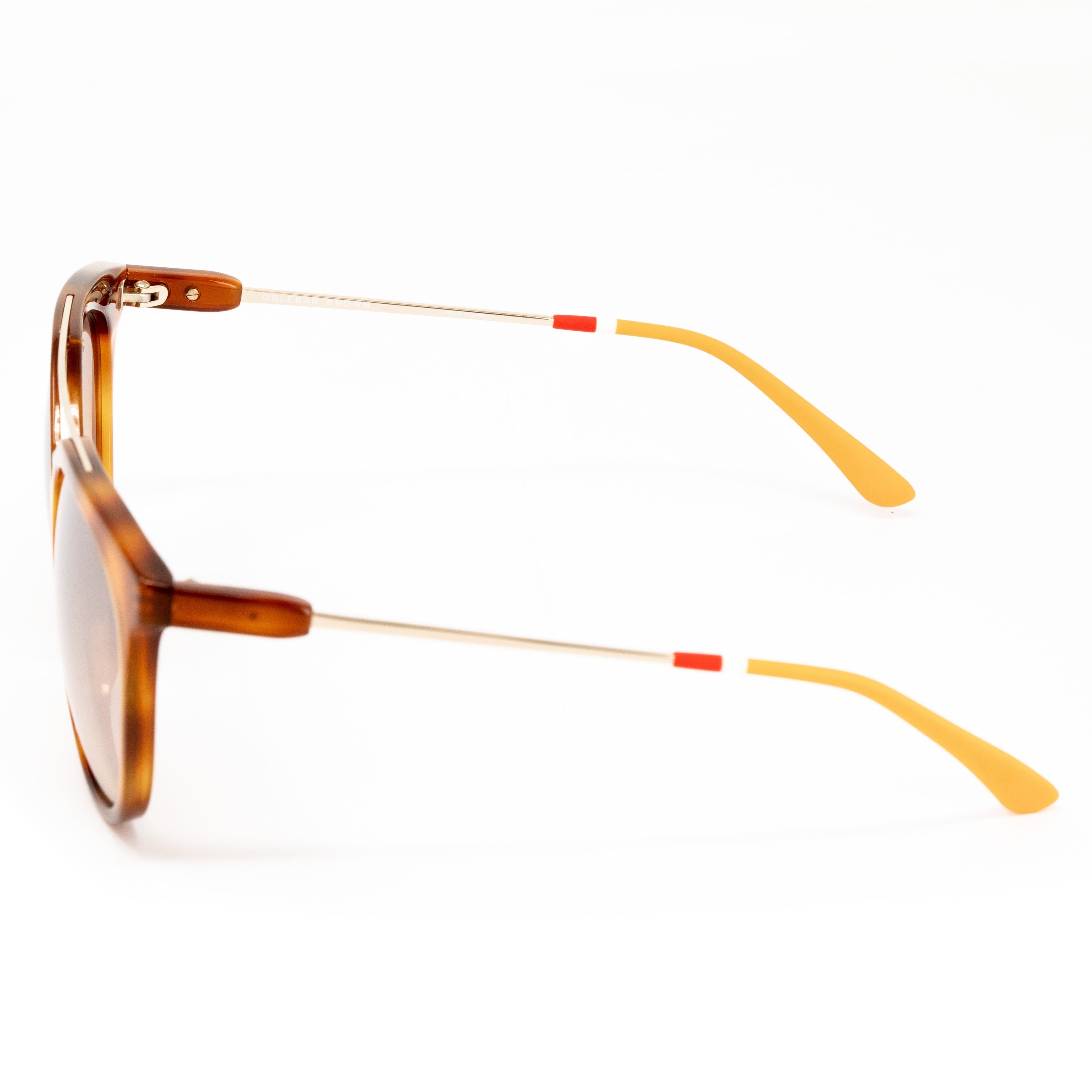 Orlebar Brown x Linda Farrow Amber Sunglasses