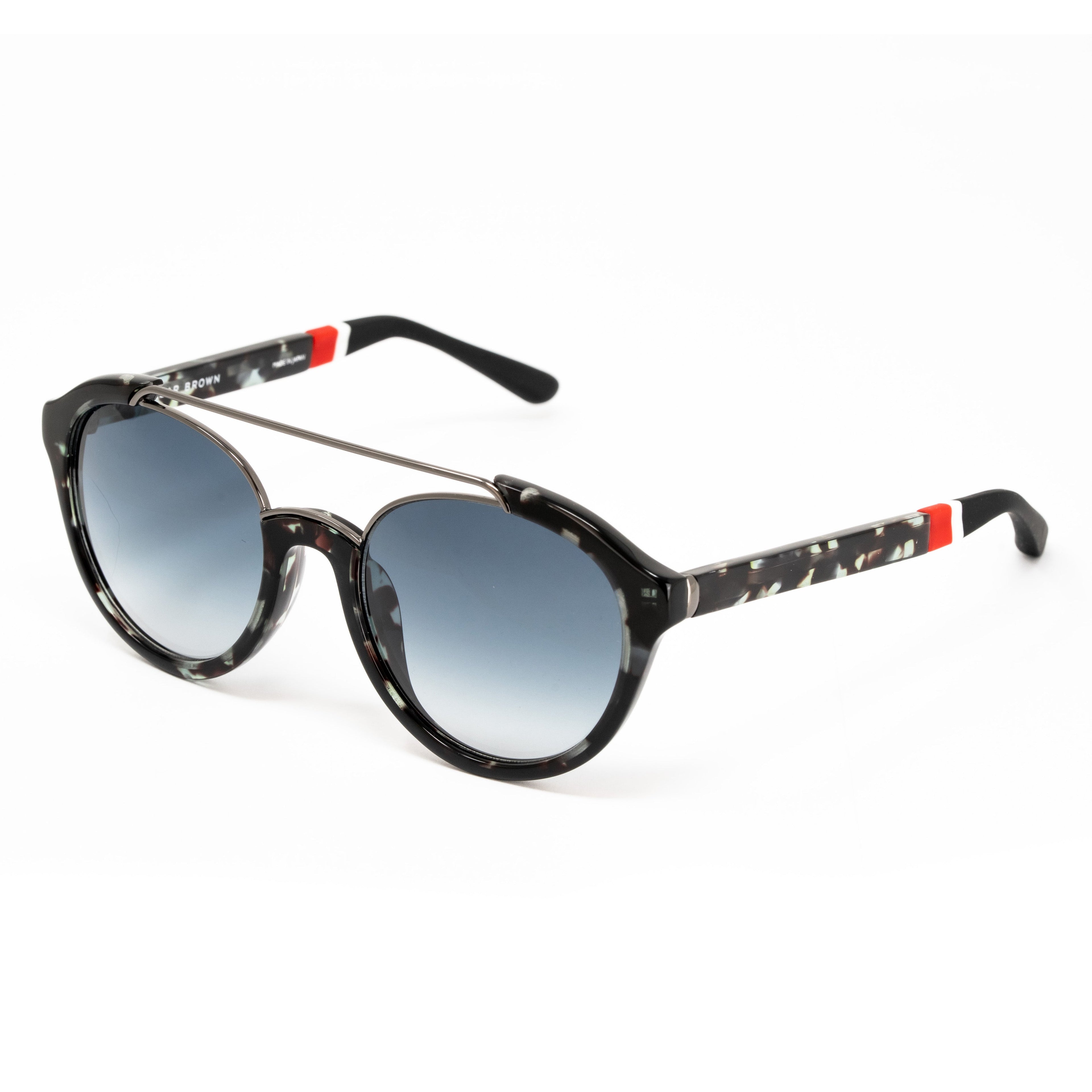 Orlebar Brown x Linda Farrow Black Sunglasses