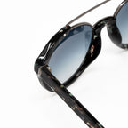 Orlebar Brown x Linda Farrow Black Sunglasses