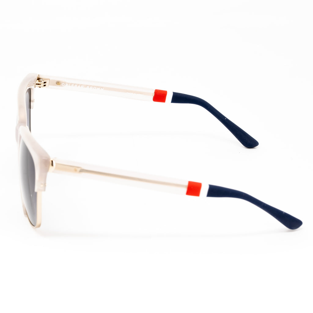 Orlebar Brown x Linda Farrow Ivory Sunglasses