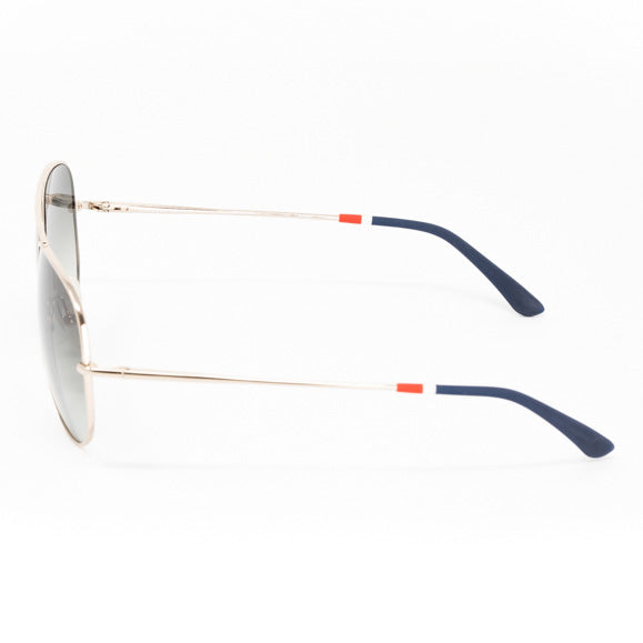 Orlebar Brown x Linda Farrow Green Sunglasses