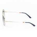 Orlebar Brown x Linda Farrow Green Sunglasses