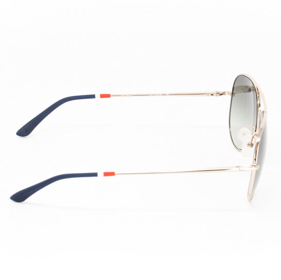 Orlebar Brown x Linda Farrow Green Sunglasses