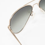 Orlebar Brown x Linda Farrow Green Sunglasses