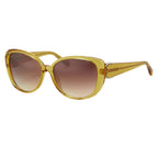 Oscar De La Renta x Linda Farrow Honey-toned Sunglasses