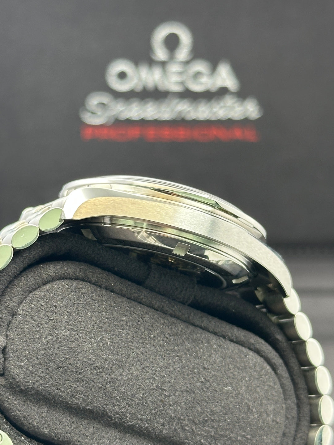 Omega Speedmaster Moon Professional Co-Axial Master Chronometer Chronograph  - 42 mm Steel Case - Reverse Panda Black Dial White Sub Dials - 310.30.42.50.01.004