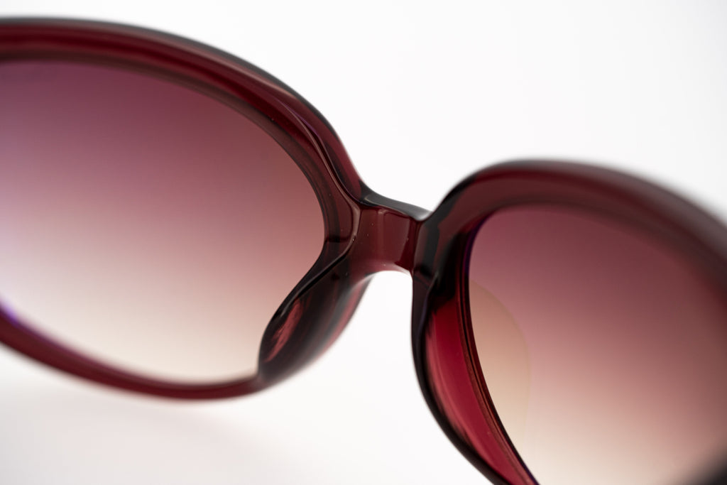 Oscar De La Renta Ladies Eyeglasses Cat Eye Ruby and Grey