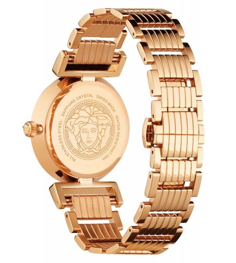 Versace Ladies Watch Vanity Gold Bracelet