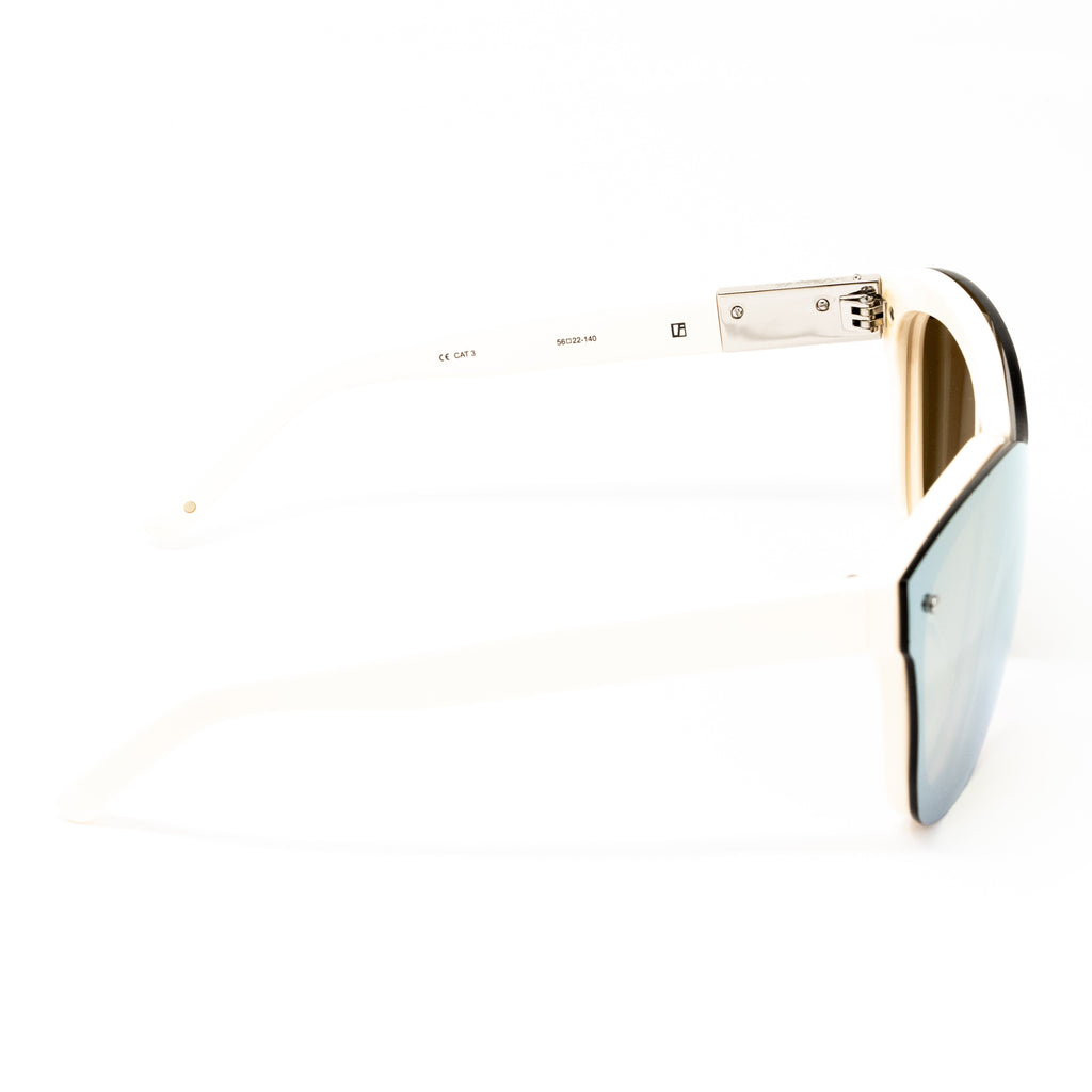 Phillip Lim x Linda Farrow White Sunglasses