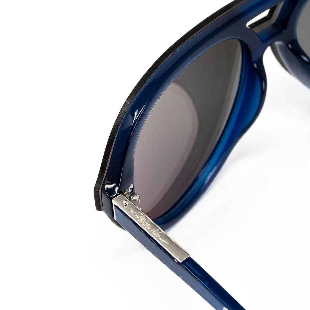Phillip Lim x Linda Farrow Blue Sunglasses