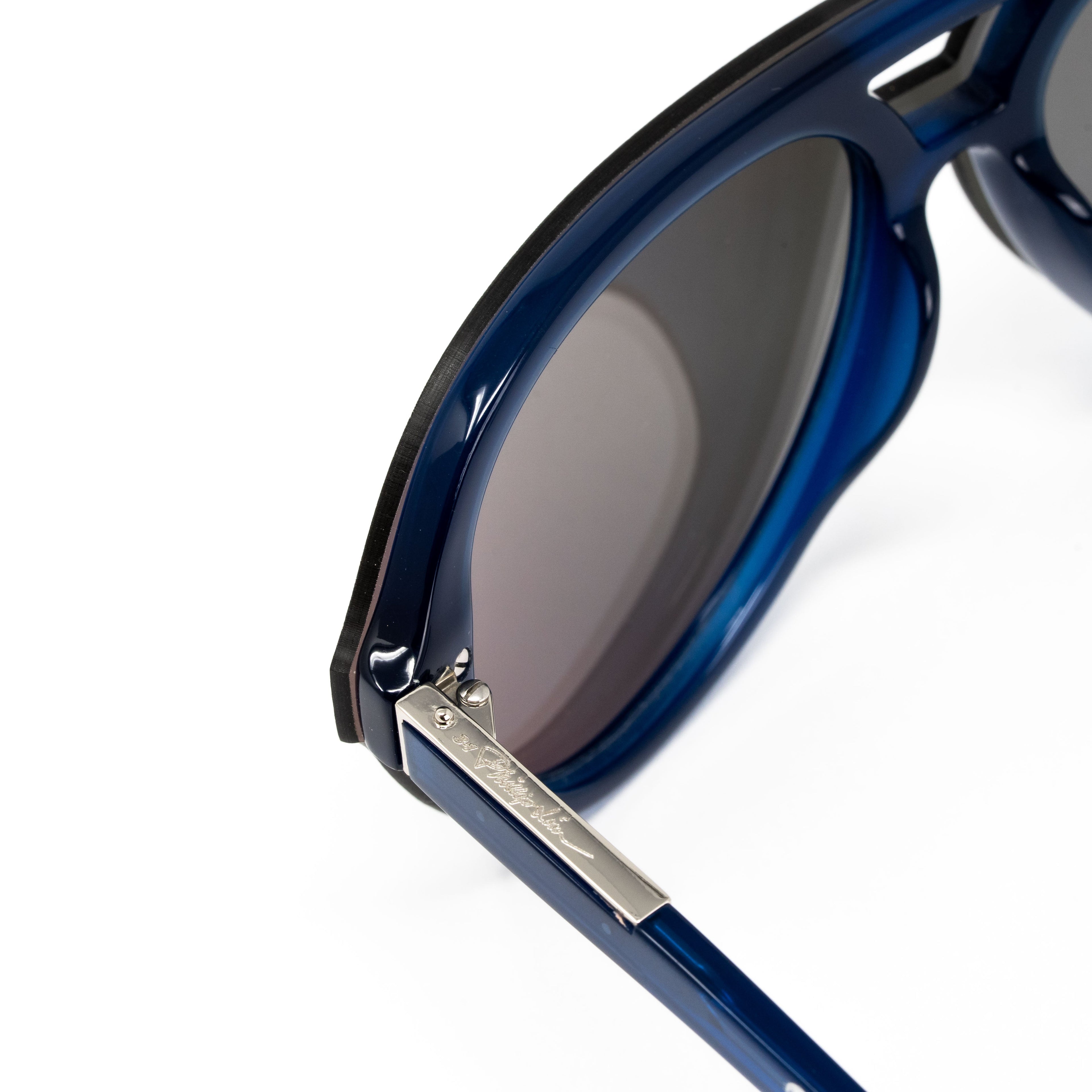 Phillip Lim x Linda Farrow Blue Sunglasses