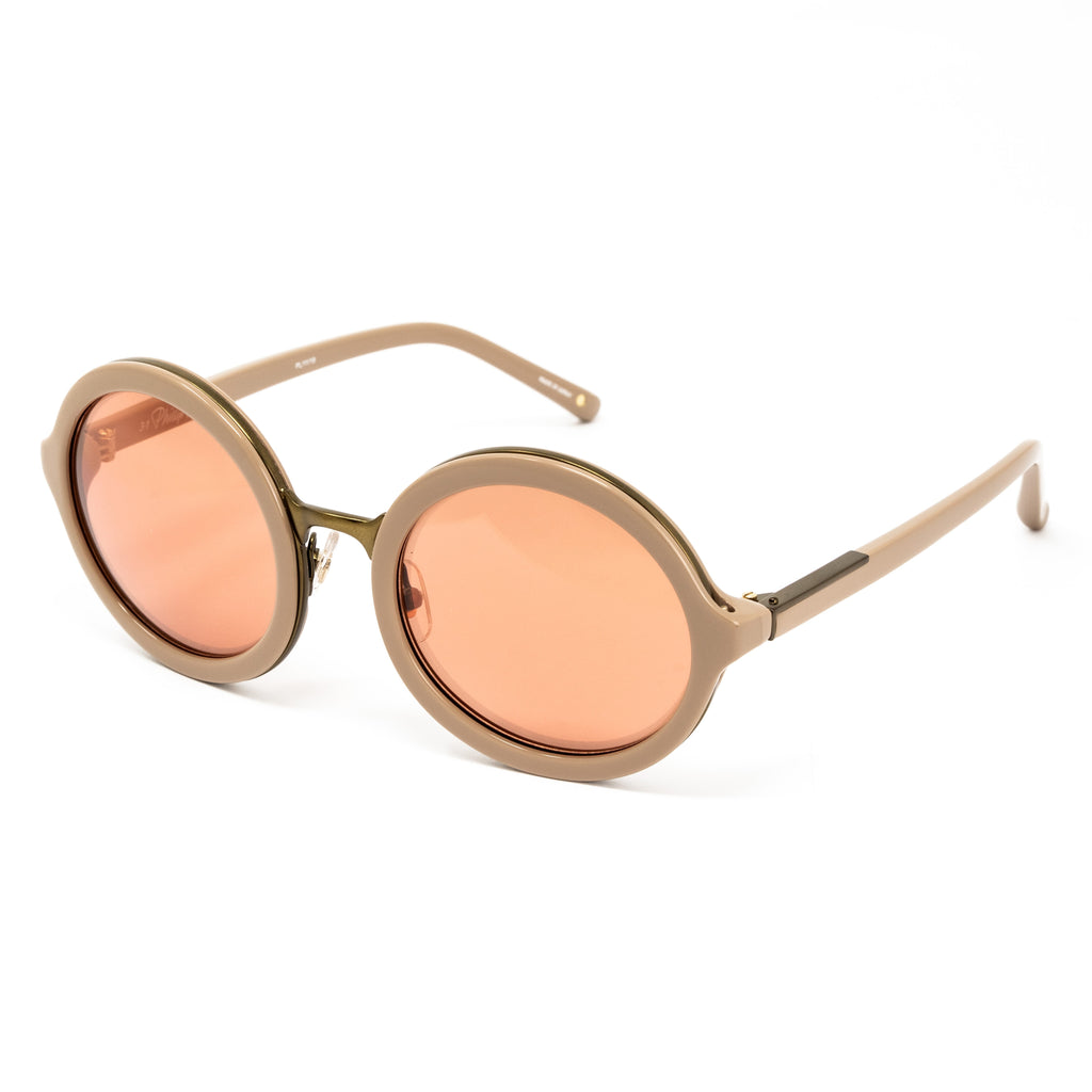 Phillip Lim x Linda Farrow Beige Sunglasses