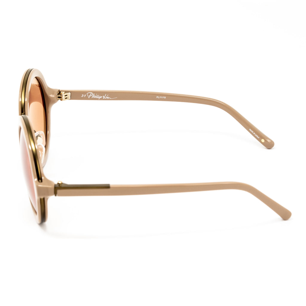 Phillip Lim x Linda Farrow Beige Sunglasses