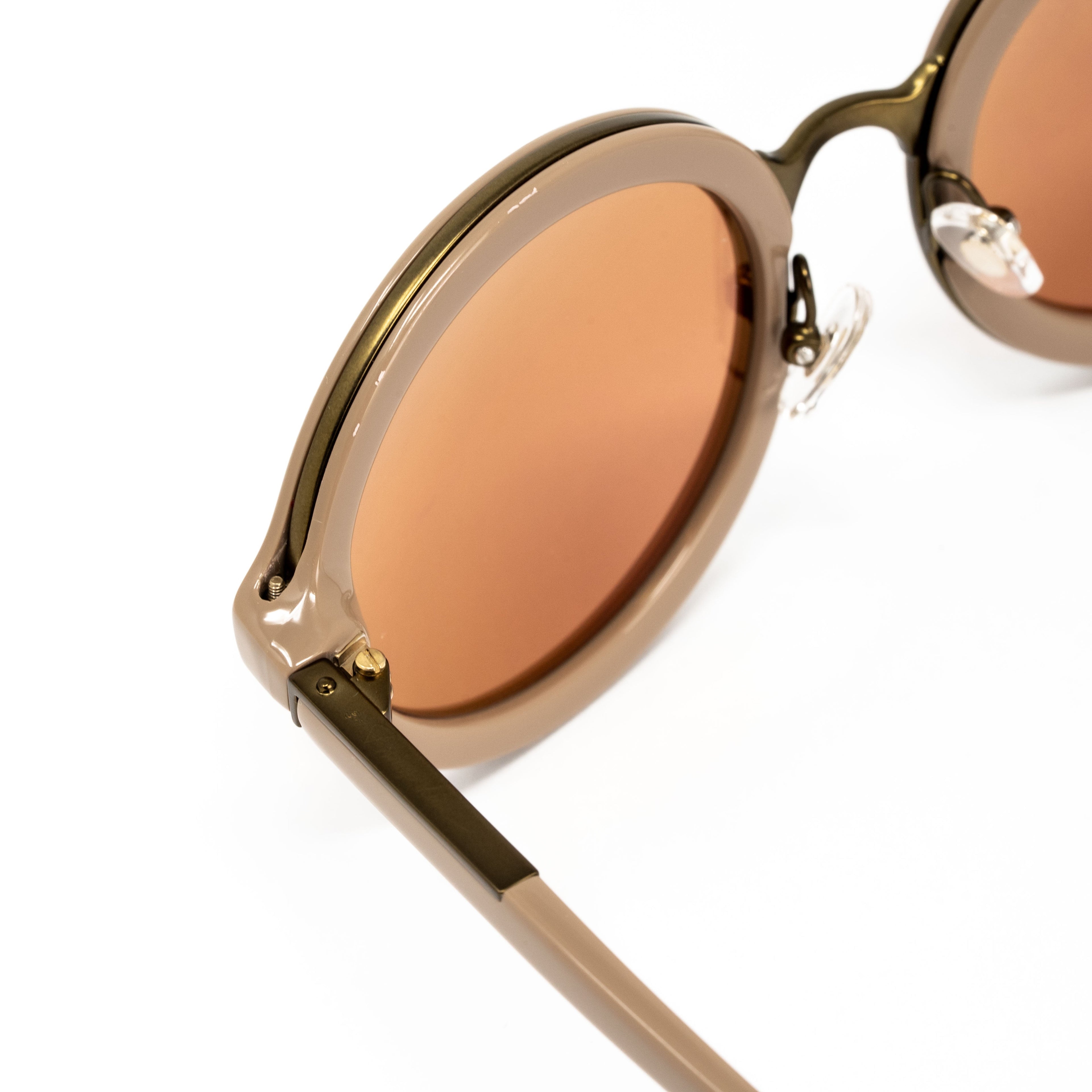 Phillip Lim x Linda Farrow Beige Sunglasses