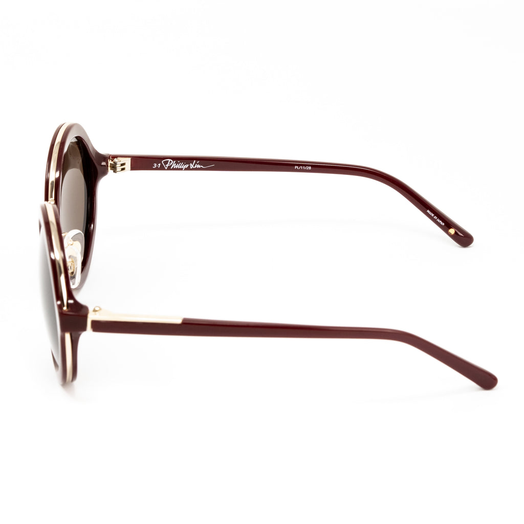Phillip Lim x Linda Farrow Brown Sunglasses