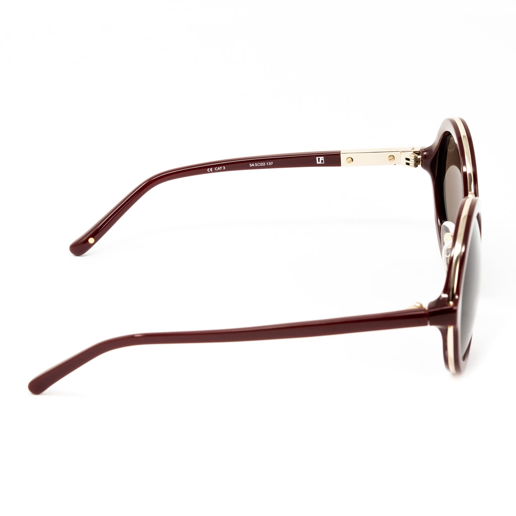 Phillip Lim x Linda Farrow Brown Sunglasses