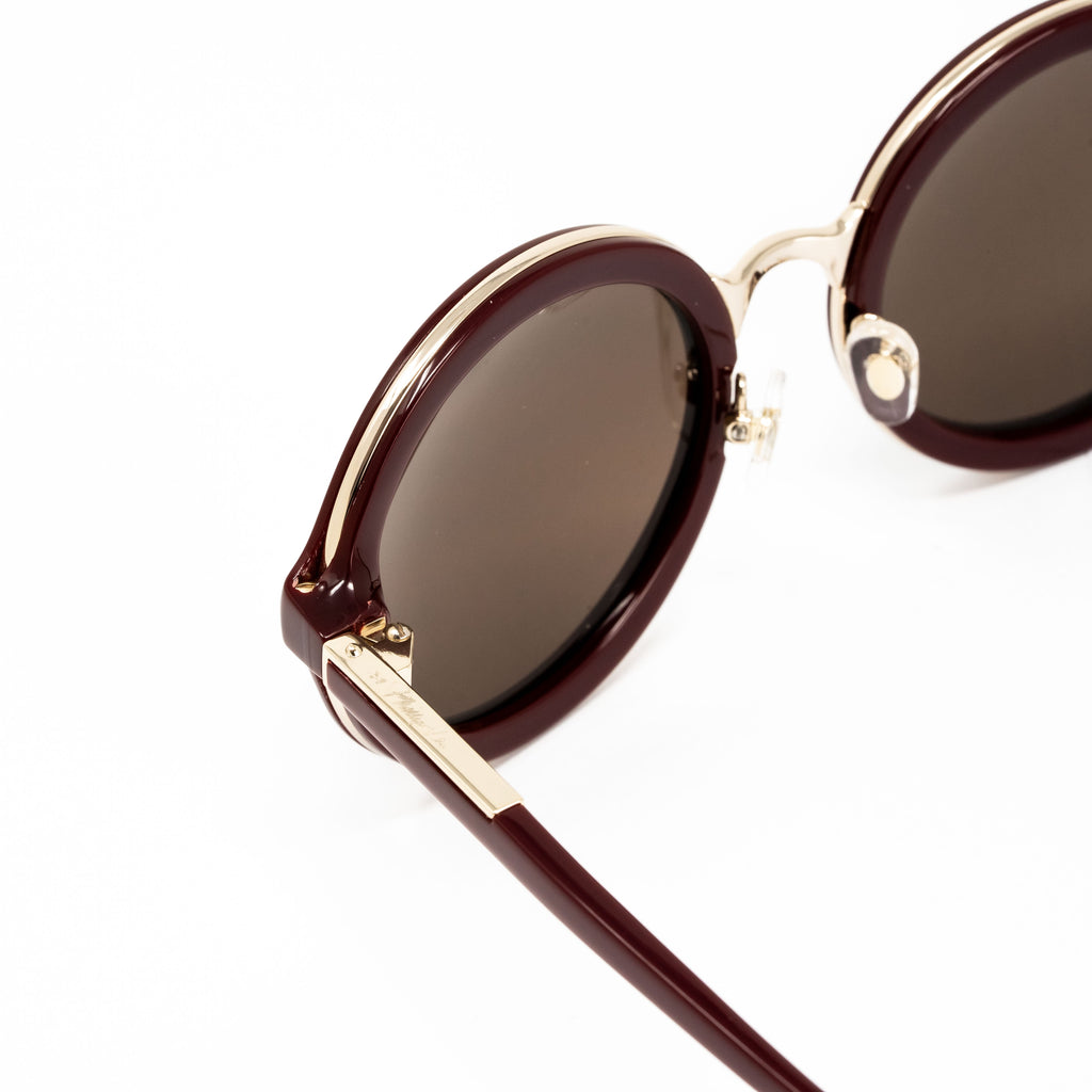 Phillip Lim x Linda Farrow Brown Sunglasses
