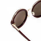 Phillip Lim x Linda Farrow Brown Sunglasses