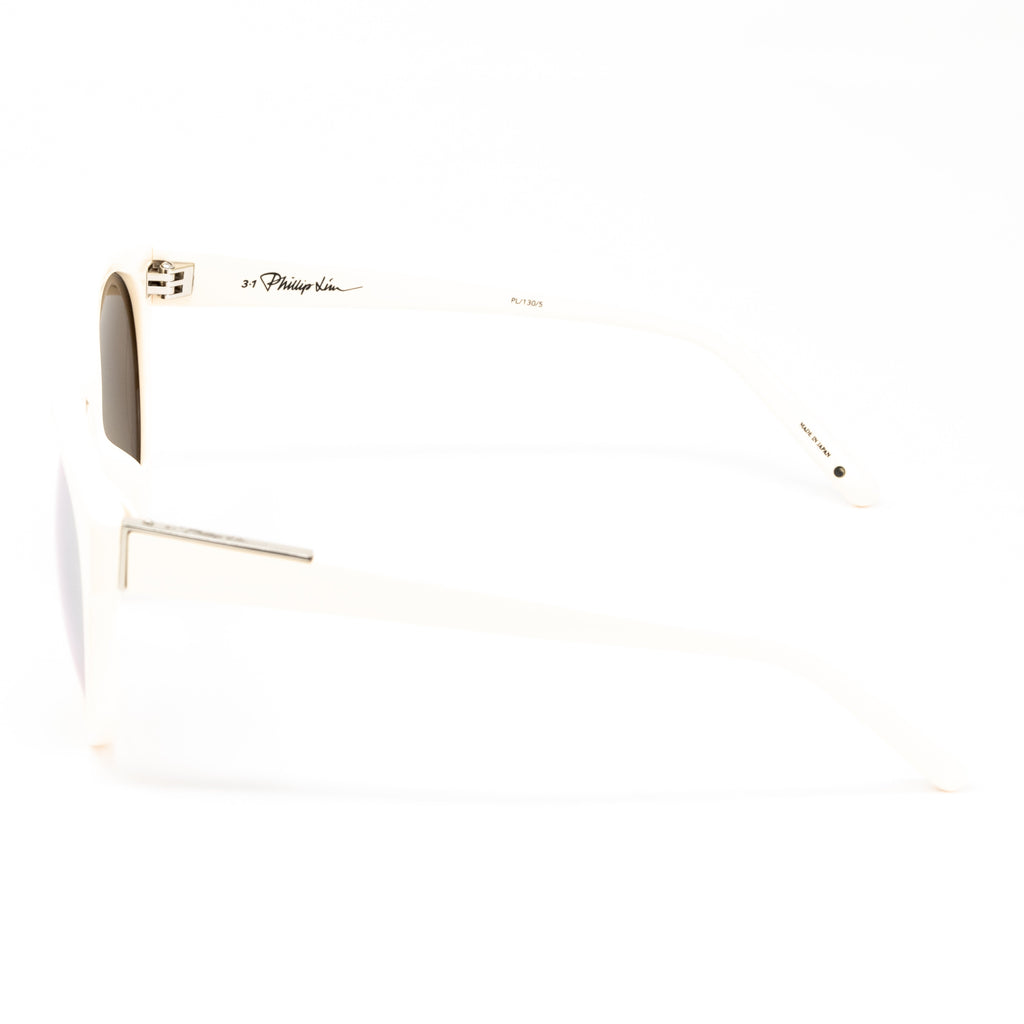 Phillip Lim x Linda Farrow Cream Sunglasses