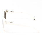 Phillip Lim x Linda Farrow Cream Sunglasses