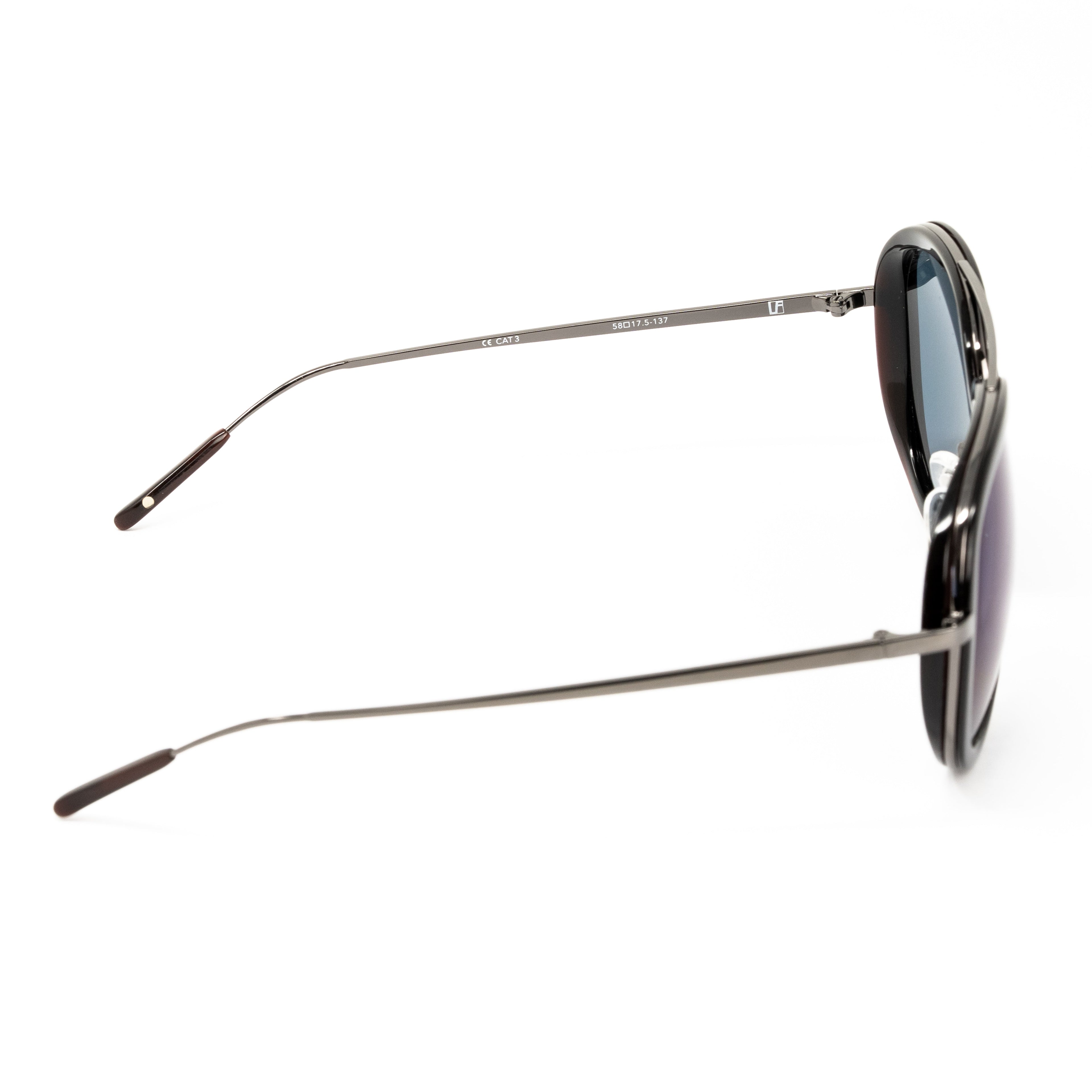 Phillip Lim x Linda Farrow Black Sunglasses