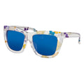 Phillip Lim x Linda Farrow Floral Blue Sunglasses