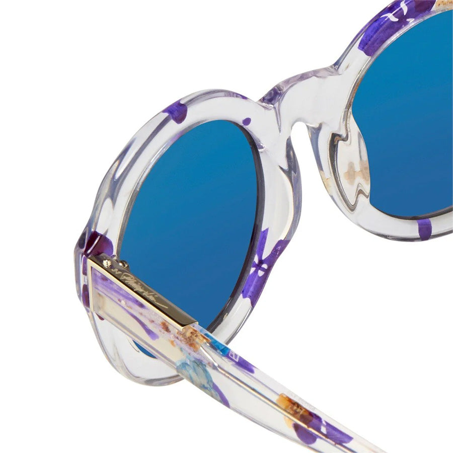 Phillip Lim x Linda Farrow Blue Sunglasses