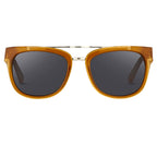 Phillip Lim X Linda Farrow Brown Grey Sunglasses